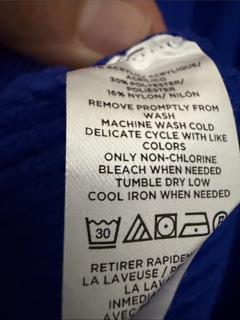 Ann Taylor Long Open-Front Cardigan in Royal Blue - Picture 5 of 5